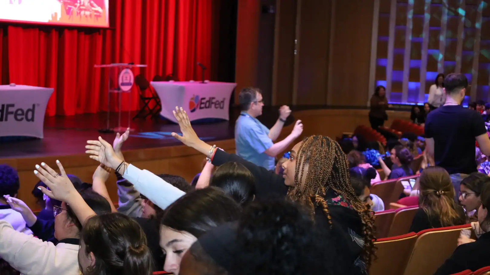 The auditorium at the 2026 Finale, Miami Dade College North Campus.