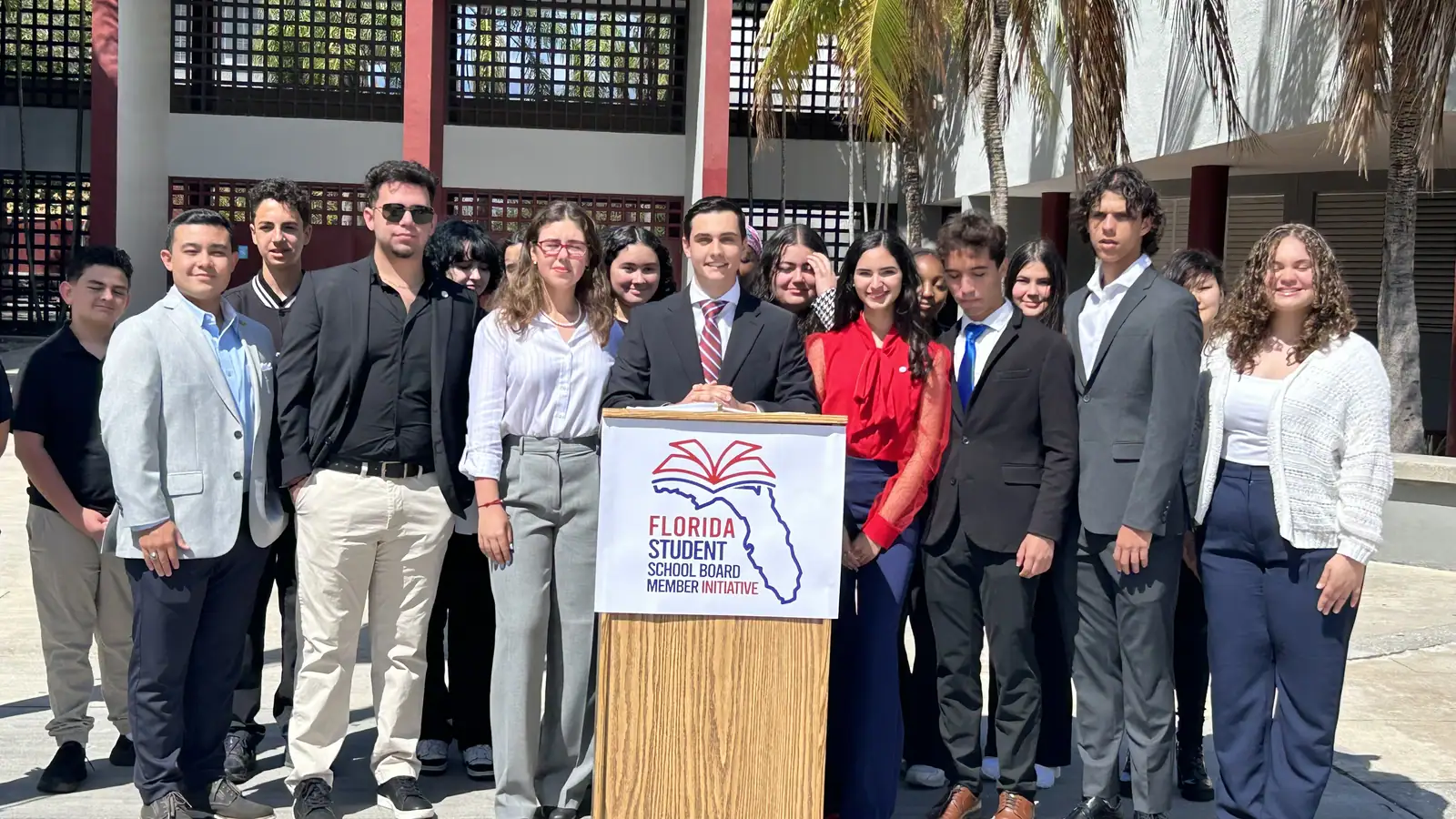 Students launch the Florida Student School Board Member Initiative.