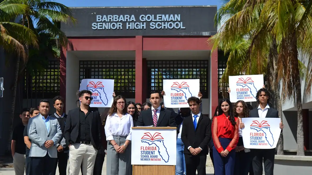 The initiative launches on a Miami-Dade high school campus.